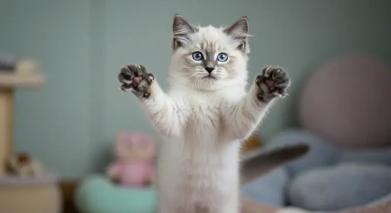 Cream Colored Ragdoll