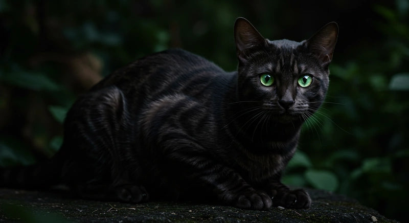 Unique Melanistic Bengal Cat