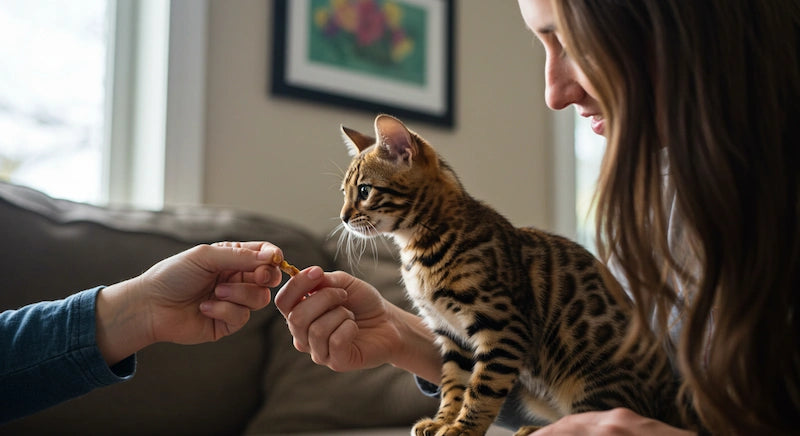 Intelligence is a key trait of Bengal kittens
