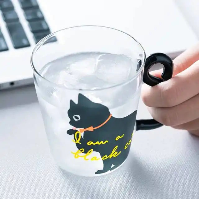 Cute Cat Glass Cup
