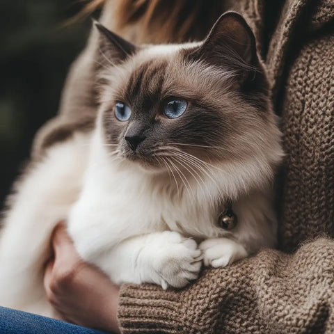 Ragdoll's dog-like sociability and cat-like grace