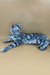 Silver tabby cat lounging with stripes, featured in Hanter Bengal Kitten product