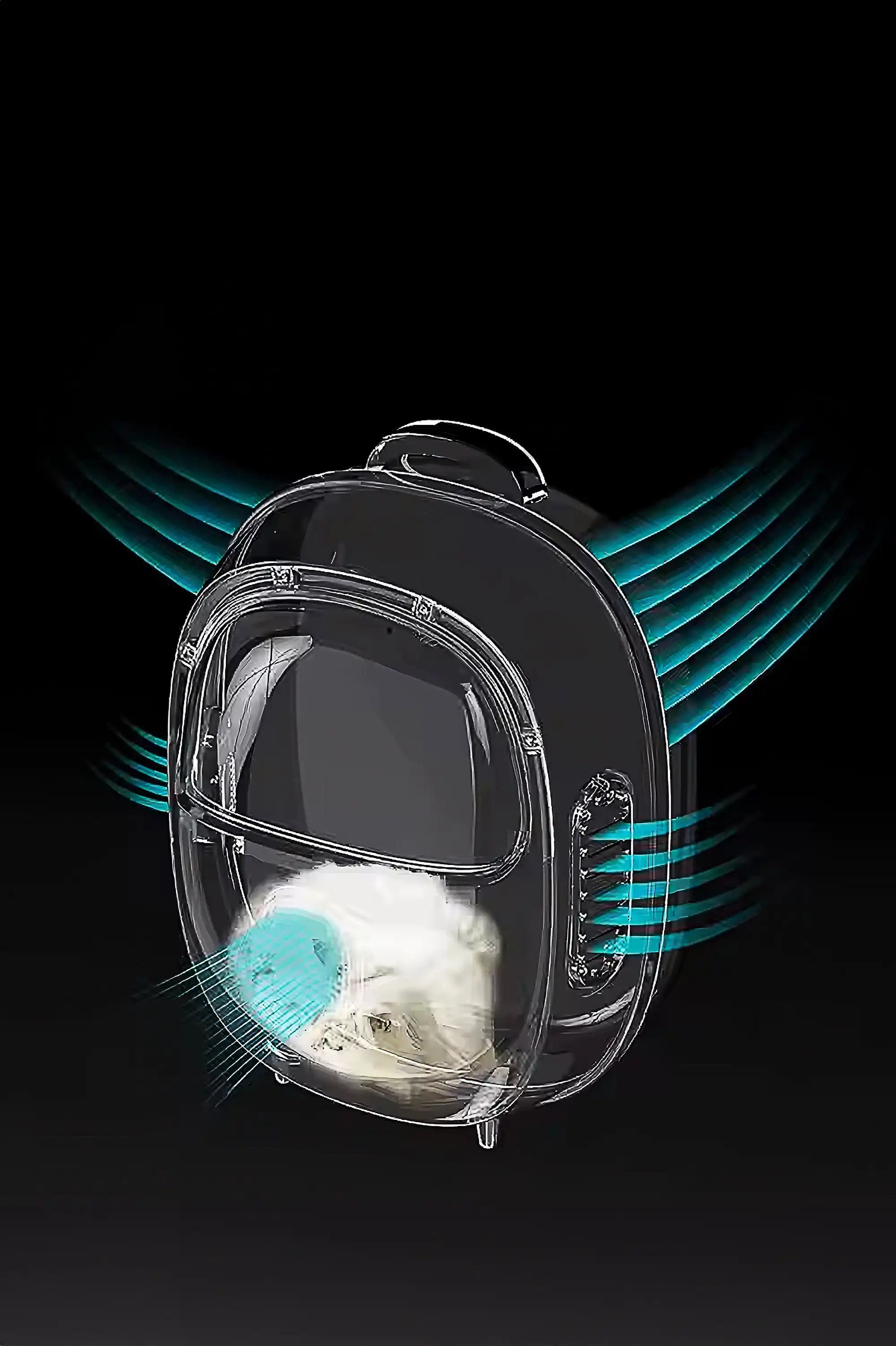 Purebred Kitties Shop LuxeTech Kitten Spaceship Backpack