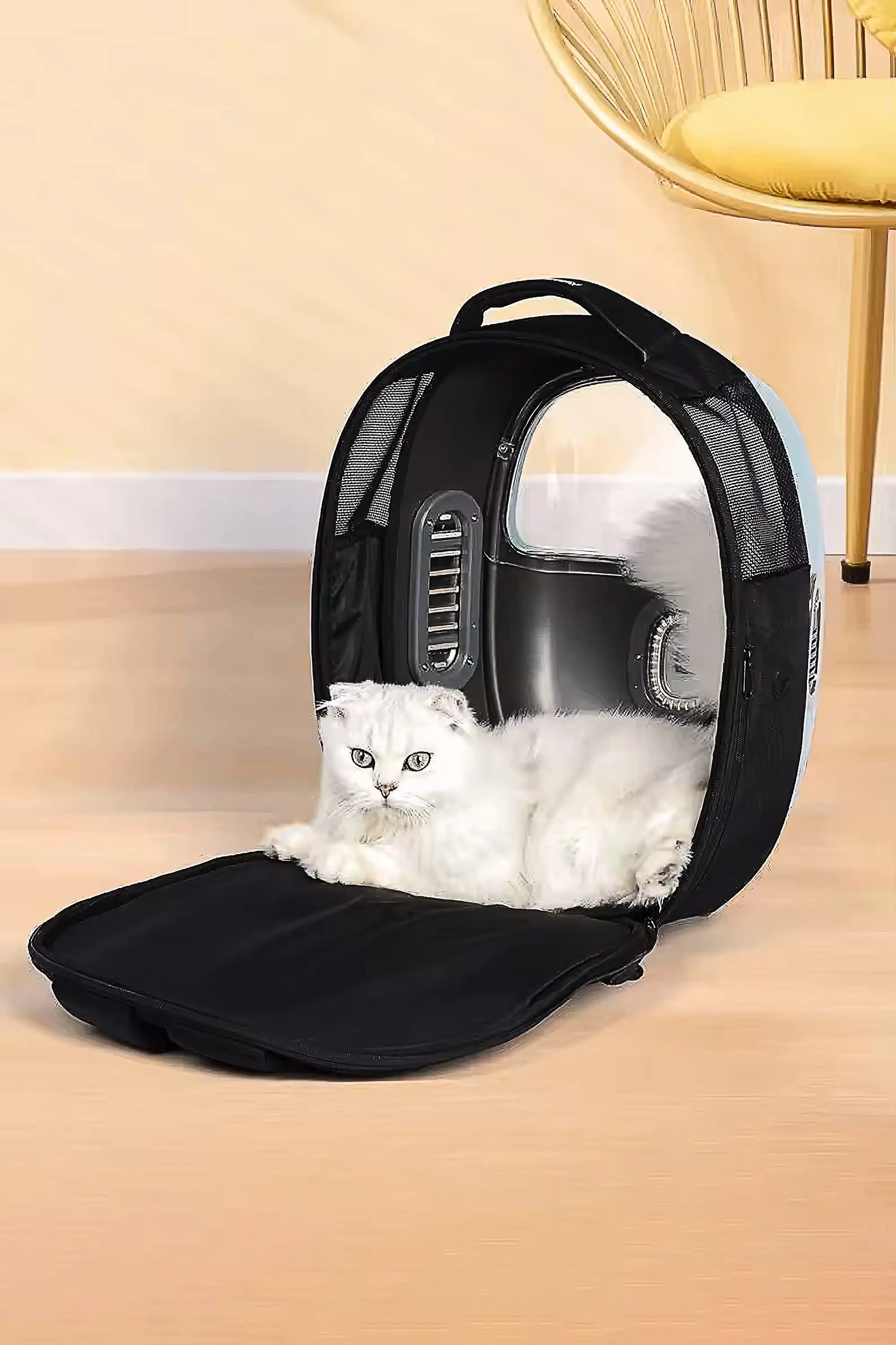 LuxeTech Kitten Spaceship Backpack