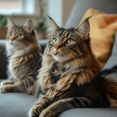 maine coons and other animals