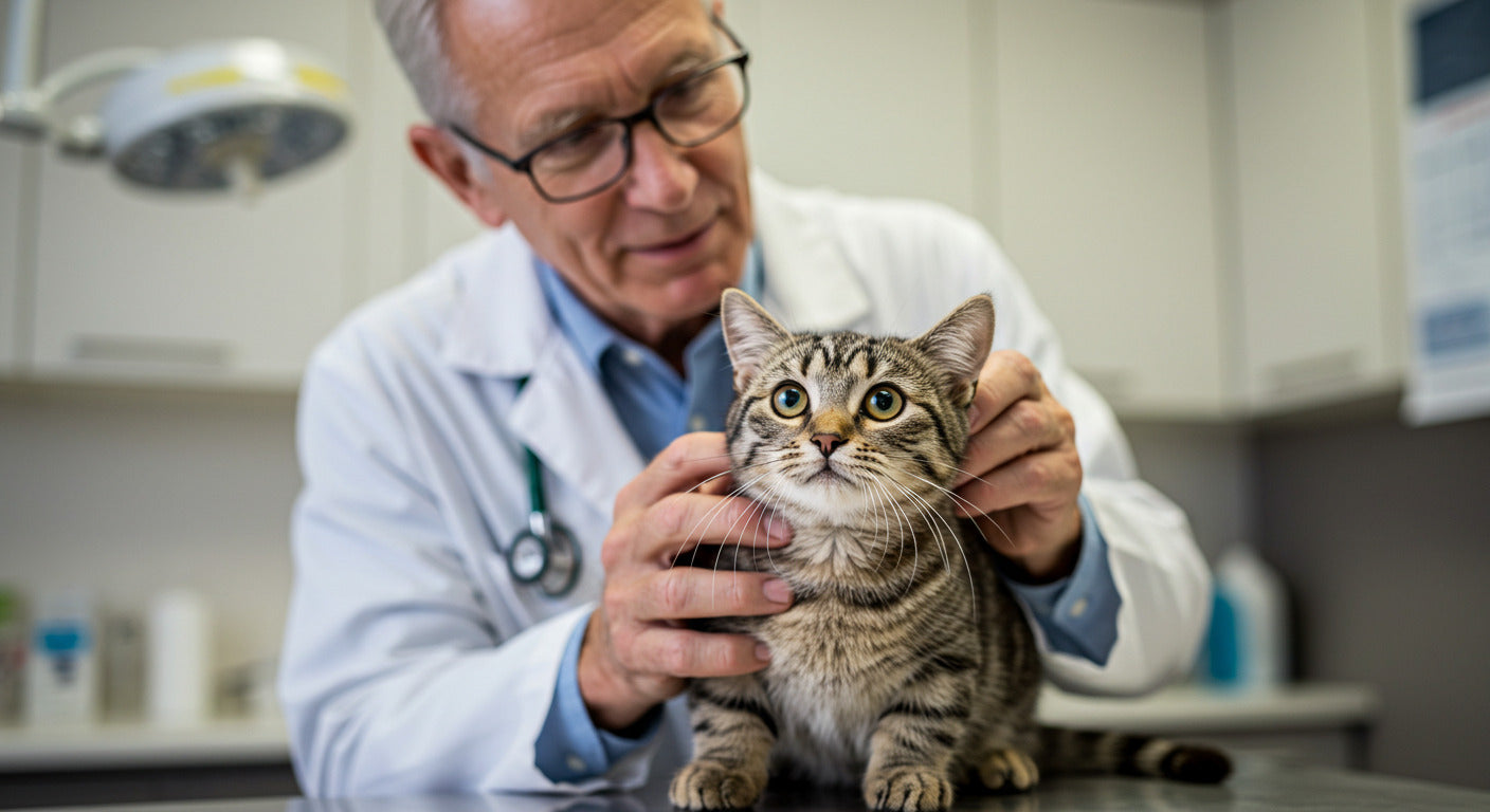 munchkin cat vet visit