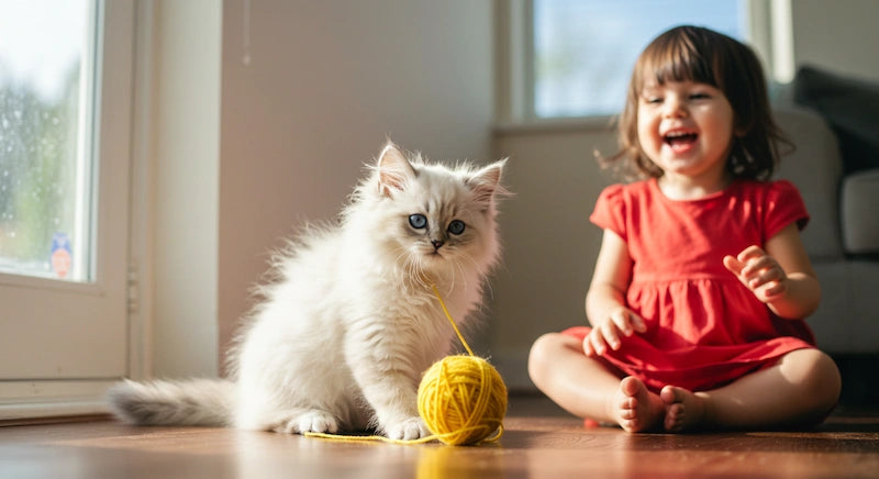 persian kittens are great pets for families