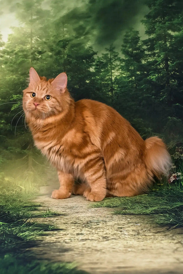 Pocahontas | kurilian bobtail longhair kitten