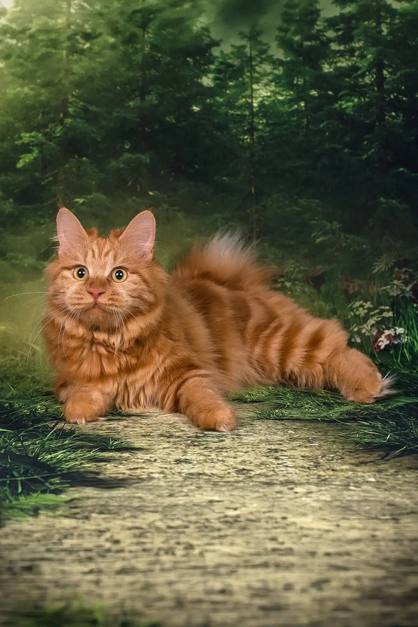 Pocahontas | kurilian bobtail longhair kitten