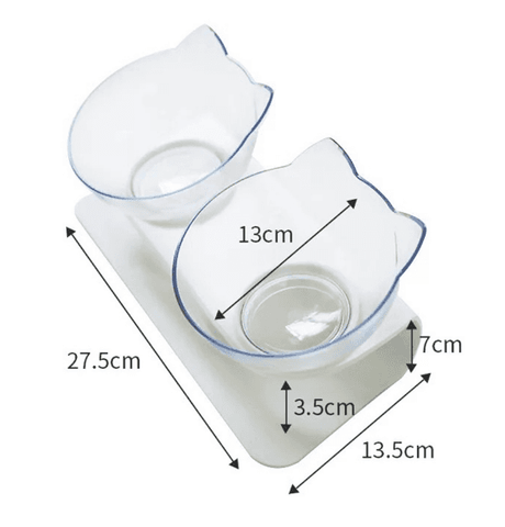 Purring Pet Food and Water Bowl