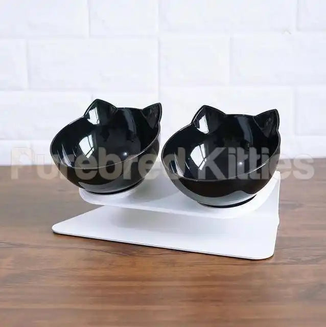 Purring Pet Food and Water Bowl