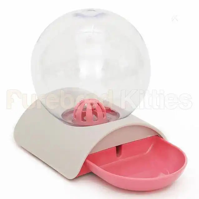 Purring Pet Water Fountain and Feeder