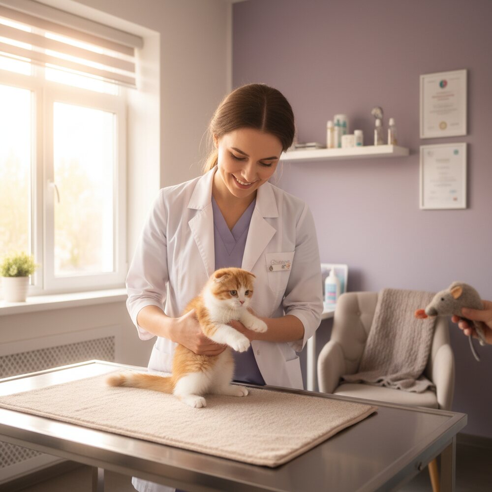 Pet professional partnership illustration